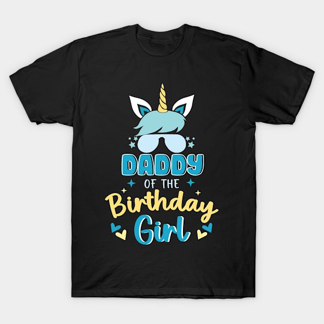 Brother Of The Birthday Girls Unicorn funny Gift For Women Men Father day T-Shirt by Los San Der